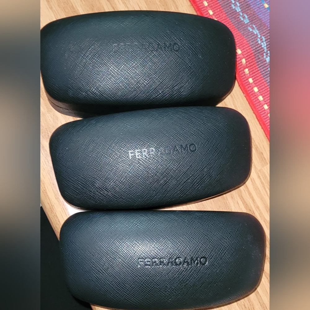 Ferragamo Black Sunglasses Case